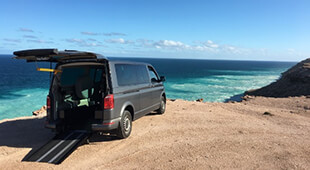The Great Australian Bight on the way to deliver Christine’s vehicle.