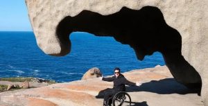 Scott Crowley from Push Adventures, exploring Flinders Chase National Park, Kangaroo Island, South Australia. 