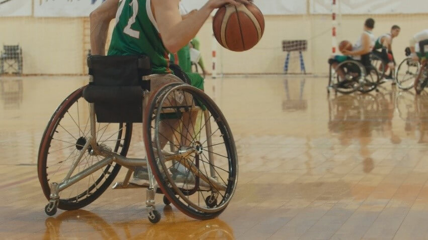 Joining a local wheelchair basketball team gives you the opportunity to exercise your body, mind and form new friendships!